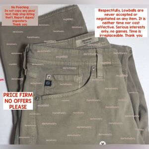 AG The Protégé Straight 32x34 Khaki Super Soft! PRICE FIRM!